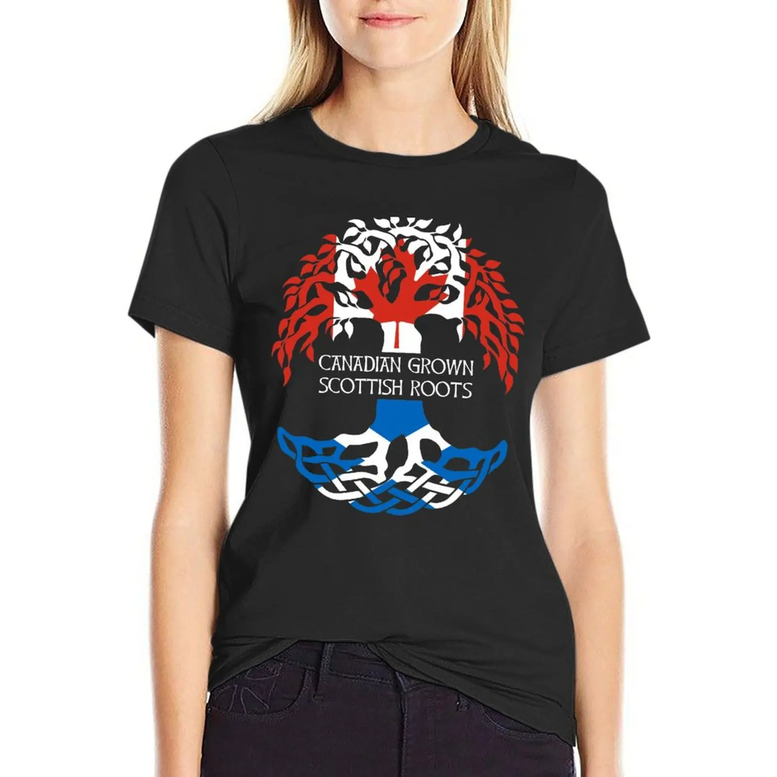 Canadian Grown Scottish Roots T-Shirt summer tops tees kawaii clothes hippie clothes t-shirt dress for Women sexy
Canadian Grown Scottish Roots T-Shirt summer tops tees kawaii clothes hippie clothes t-shirt dress for Women sexy