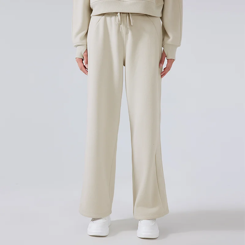 Women's Winter Fleece Lined Sweatpants - Warm Straight-Leg Loose Fit Casual Pants for Gym, Commuting, and Everyday Wear
Women's Winter Fleece Lined Sweatpants - Warm Straight-Leg Loose Fit Casual Pants for Gym, Commuting, and Everyday Wear