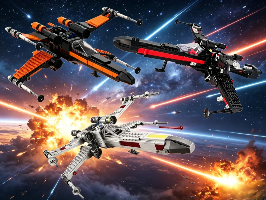New MOC X Fighter Aircraft Flying Vehicle Home Ornament Building Blocks Gift for Boys
New MOC X Fighter Aircraft Flying Vehicle Home Ornament Building Blocks Gift for Boys