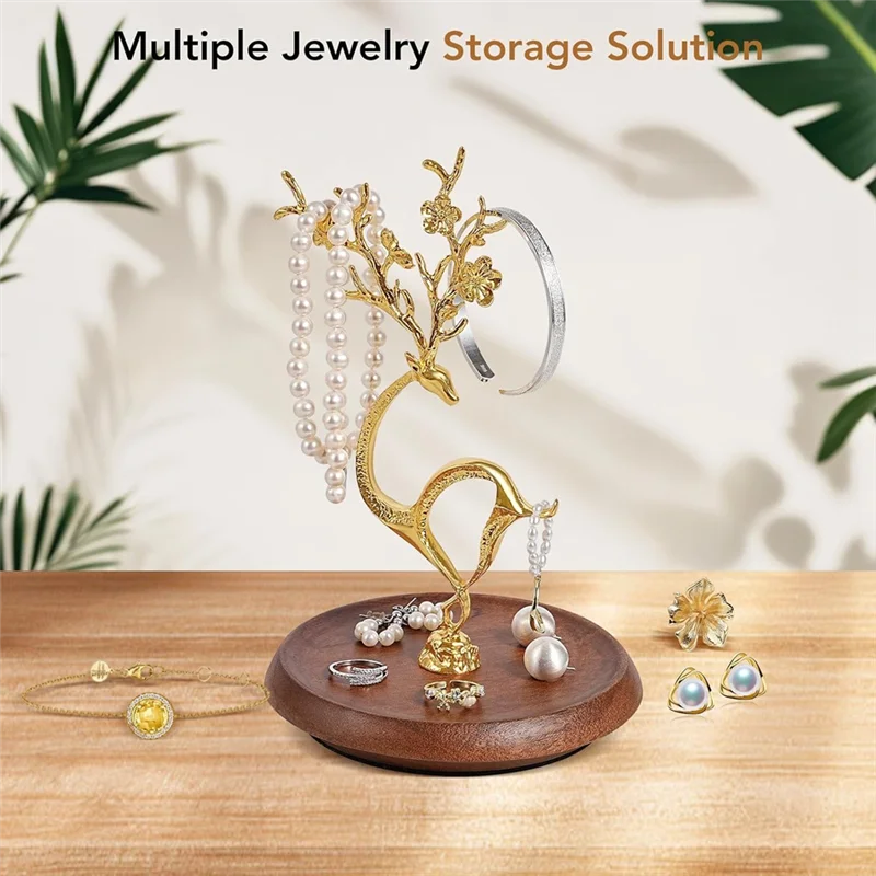 YWDZ-Jewelry Holder Stand Deer-Jewelry Tree Stand Organizer For Rings,Necklaces,Bracelets, Charming Home Decor
YWDZ-Jewelry Holder Stand Deer-Jewelry Tree Stand Organizer For Rings,Necklaces,Bracelets, Charming Home Decor
