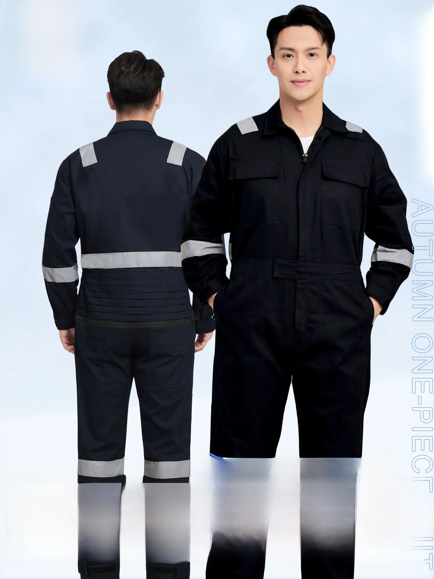 Anti-Static Dustproof Men's Workwear Suit Breathable Reflective One-Piece Protective Overalls Labor Protection Clothing Set
Anti-Static Dustproof Men's Workwear Suit Breathable Reflective One-Piece Protective Overalls Labor Protection Clothing Set