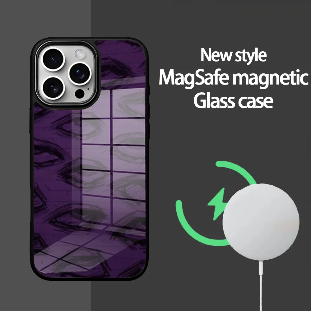 Scary Face Eyes Smiley Phone Case For IPhone 16 15 14 13 12 11 Pro Max Plus Mini Magsafe Mirror Wireless Magnetic Cover
Scary Face Eyes Smiley Phone Case For IPhone 16 15 14 13 12 11 Pro Max Plus Mini Magsafe Mirror Wireless Magnetic Cover