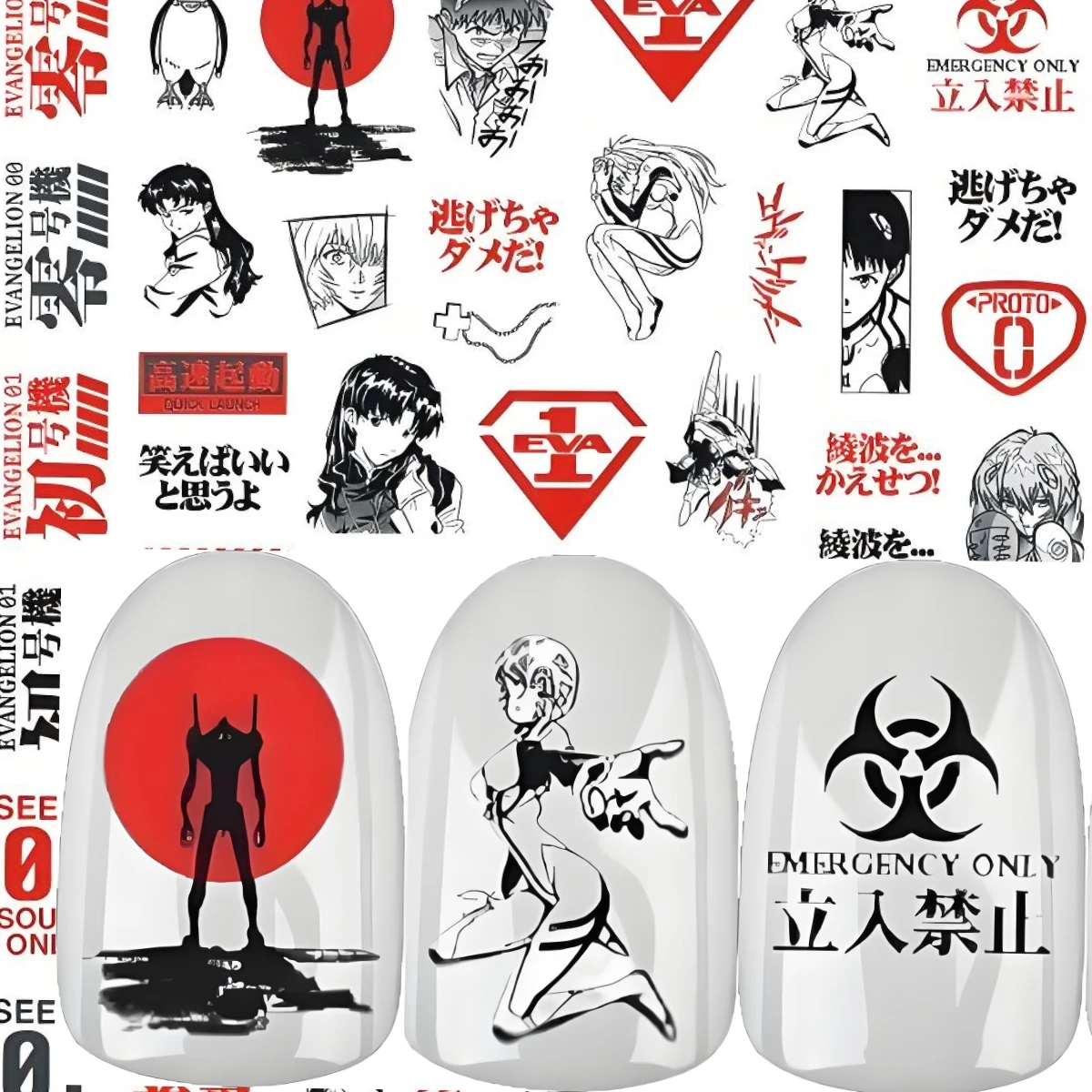TSC-340 Century Evangelion 3d nail art sticker stamp decal nail slider nail decor Ayanami Rei
TSC-340 Century Evangelion 3d nail art sticker stamp decal nail slider nail decor Ayanami Rei