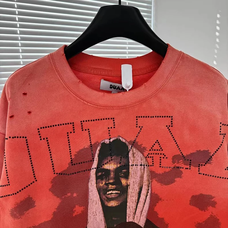 26SS DUAA Black Revived Tee New Age T-shirt Men Women High Quality Top Hole Washed T Shirt
26SS DUAA Black Revived Tee New Age T-shirt Men Women High Quality Top Hole Washed T Shirt