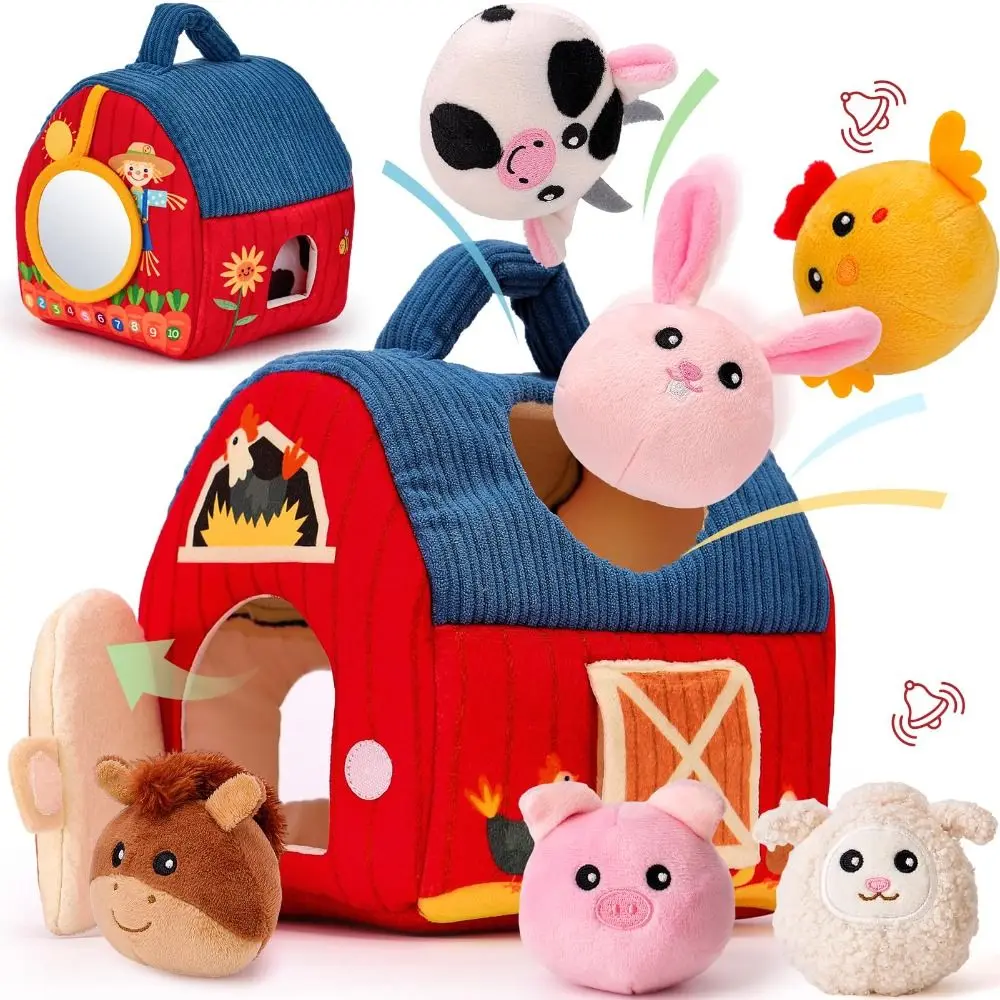 Plush Baby Toys 6-12 Months Barn with Stuffed Farm Animals Interactive Montessori Toy Sound Baby Sensory Toys Infants Toddlers
Plush Baby Toys 6-12 Months Barn with Stuffed Farm Animals Interactive Montessori Toy Sound Baby Sensory Toys Infants Toddlers