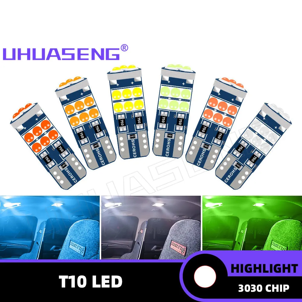 UHUASENG 4PCS 194 Led T10 Bulb 5W5 W5W WY5W Dome Interior Reading License Plate Parking Door Signal Lamp 12V White Car Lights
UHUASENG 4PCS 194 Led T10 Bulb 5W5 W5W WY5W Dome Interior Reading License Plate Parking Door Signal Lamp 12V White Car Lights