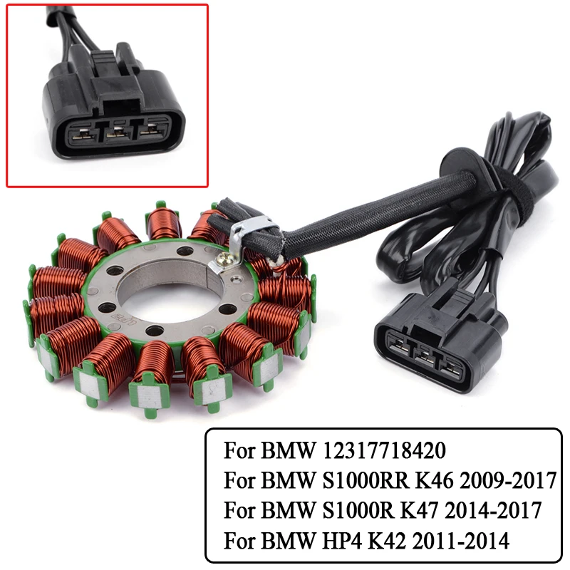 Generator Stator Coil For BMW S1000RR K46 S1000R K47 HP4 K42 S1000 R XRS1000XR K49 2015-2017 12317718420
Generator Stator Coil For BMW S1000RR K46 S1000R K47 HP4 K42 S1000 R XRS1000XR K49 2015-2017 12317718420