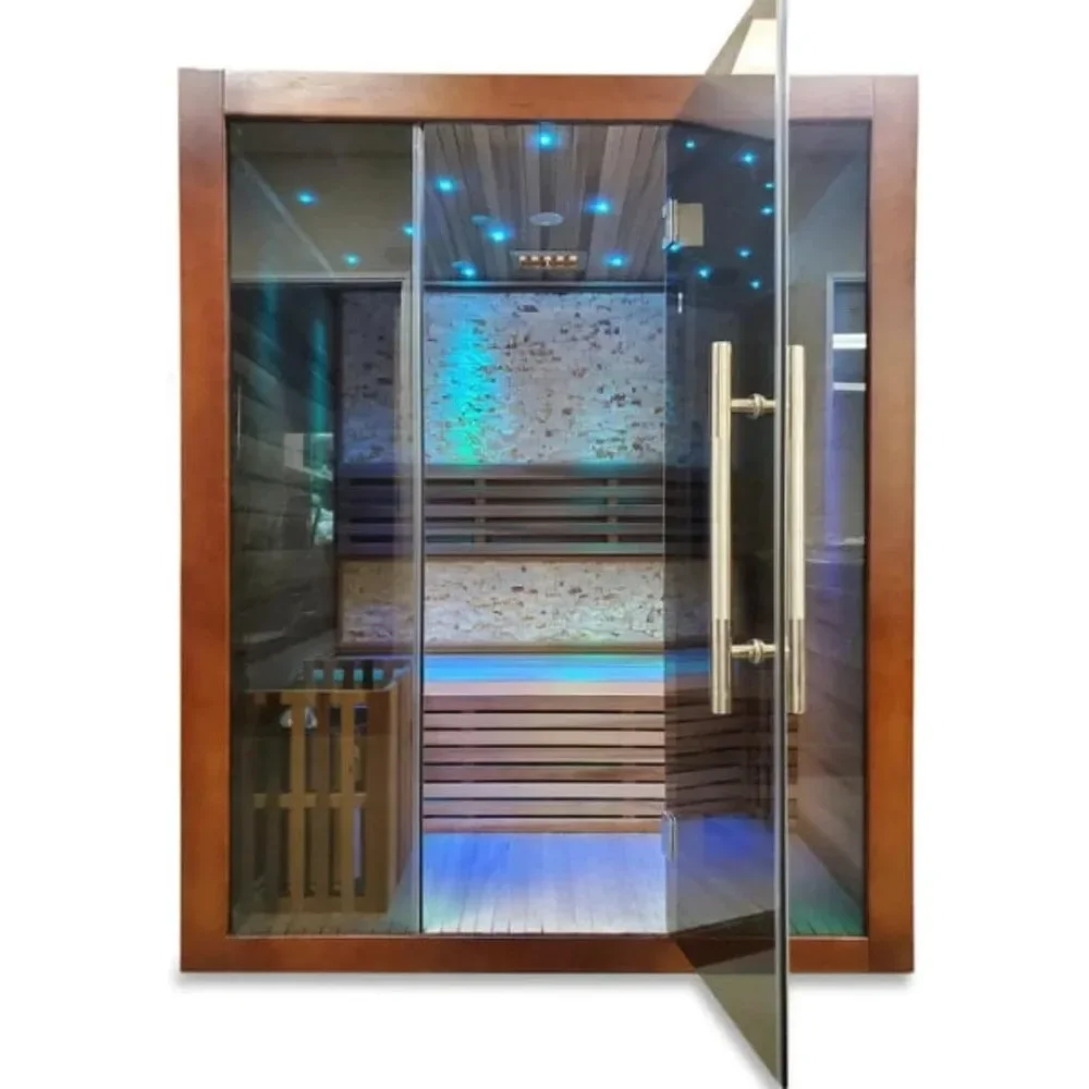 Red Cedar Wood Indoor Traditional Wet/Dry Swedish Steam Sauna Home SPA with Upgraded 6KW Heater for 2 Persons Saunas
Red Cedar Wood Indoor Traditional Wet/Dry Swedish Steam Sauna Home SPA with Upgraded 6KW Heater for 2 Persons Saunas