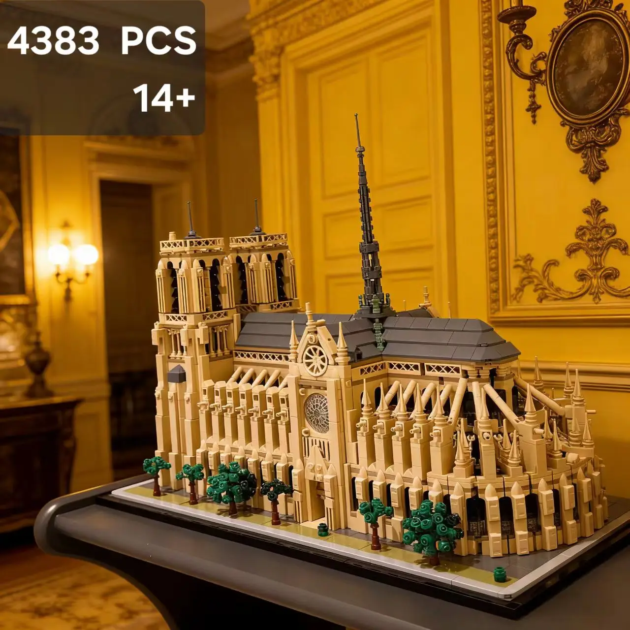 4383pcs 21061 Notre-Dame de Paris Architectural Model Kit Home Decoration Model Adults Gift
4383pcs 21061 Notre-Dame de Paris Architectural Model Kit Home Decoration Model Adults Gift