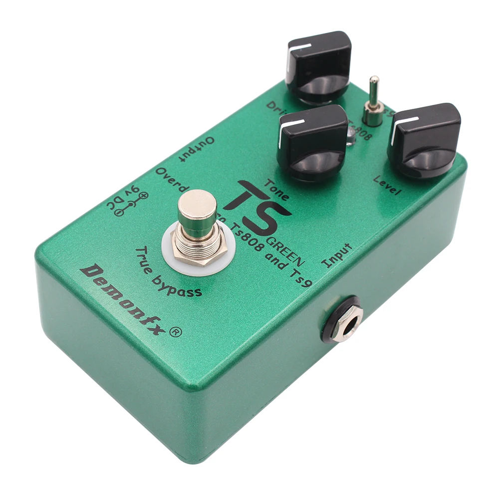Гитарная педаль эффектов Demonfx TS GREEN 2-в-1 Overdrive, классические звуки TS9 и TS808, True Bypass, корпус из алюминиевого сплава
Гитарная педаль эффектов Demonfx TS GREEN 2-в-1 Overdrive, классические звуки TS9 и TS808, True Bypass, корпус из алюминиевого сплава