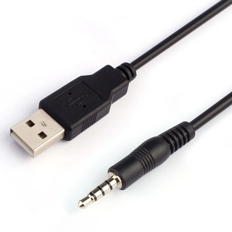 3.5mm Male Aux Audio Jack To Usb 2.0 Charge Cable Adapter Cord Data For Car Mp3 Download Cable#p40
3.5mm Male Aux Audio Jack To Usb 2.0 Charge Cable Adapter Cord Data For Car Mp3 Download Cable#p40