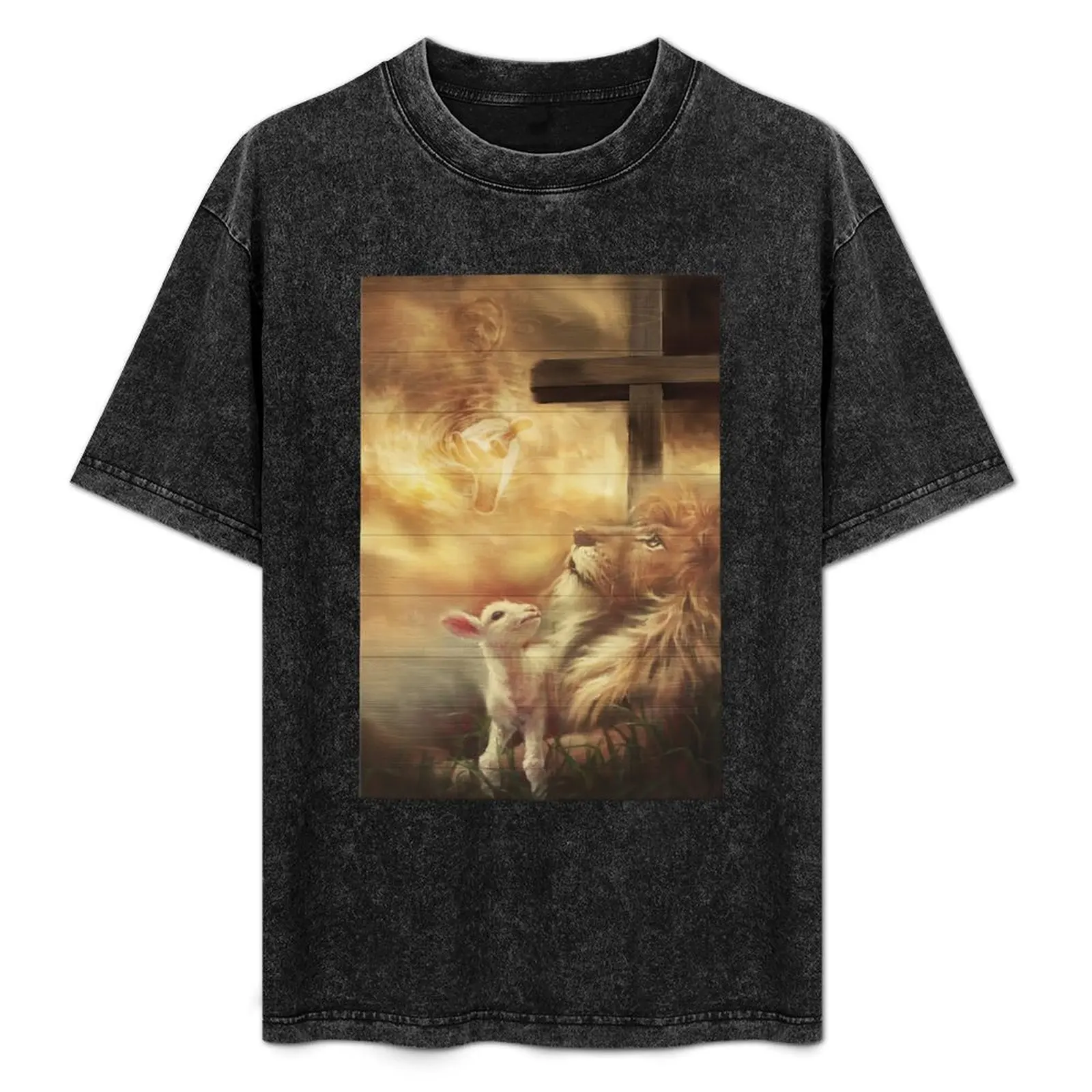 Jesus Beautiful lion and lamb T-Shirt quick-drying anime figures Blouse Men's t-shirts
Jesus Beautiful lion and lamb T-Shirt quick-drying anime figures Blouse Men's t-shirts