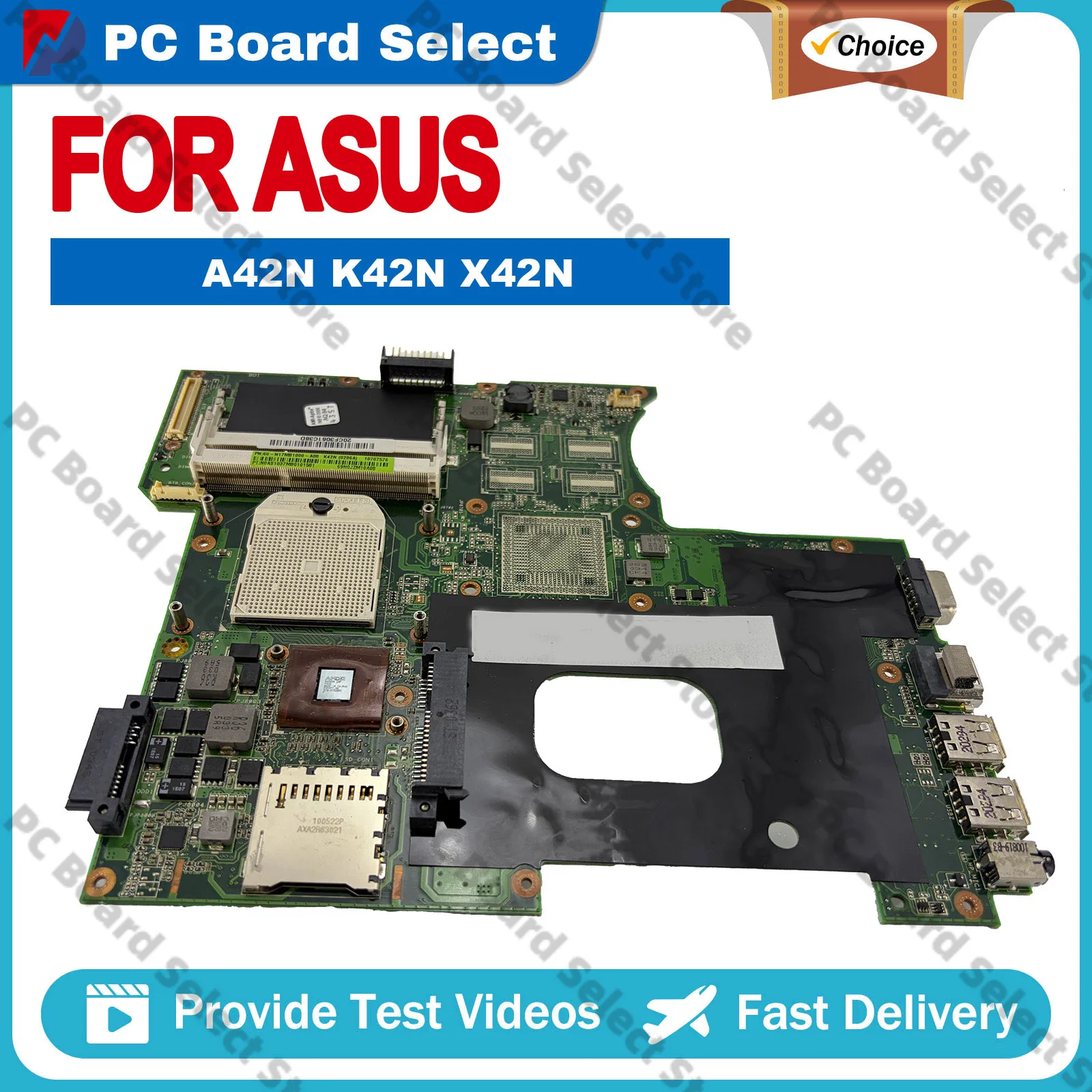 K42N X42D Laptop Motherboard For ASUS K42N K42N A42D Notebook Mainboard This item is in stock 100% tests OK fast shipping
K42N X42D Laptop Motherboard For ASUS K42N K42N A42D Notebook Mainboard This item is in stock 100% tests OK fast shipping
