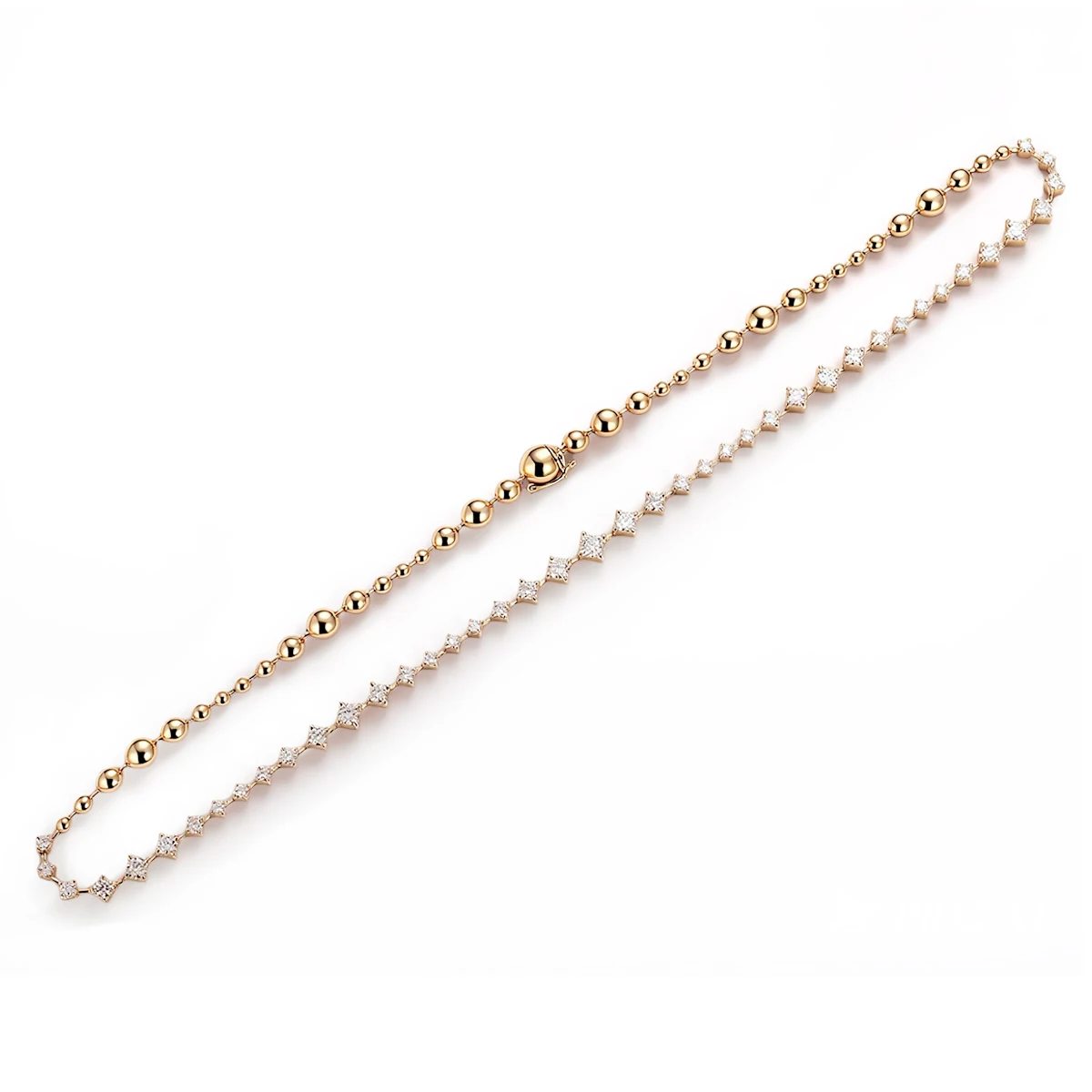 Provence 14K Moissanite Choker Necklace for Women Solid Gold Round Cut Necklace for Girlfriend AU585 Gradiant Beaded Necklace
Provence 14K Moissanite Choker Necklace for Women Solid Gold Round Cut Necklace for Girlfriend AU585 Gradiant Beaded Necklace