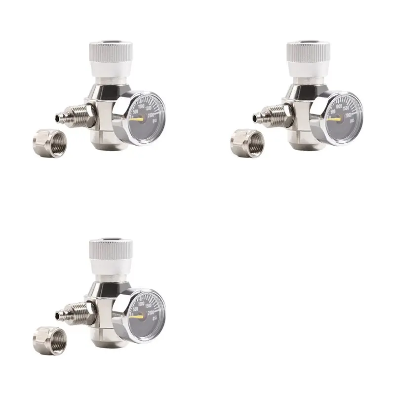 AC88-3X Aquarium CO2 Regulator 2000Psi Pressure Gauge For 6Mm Suction Tube 3/8-24UNF
AC88-3X Aquarium CO2 Regulator 2000Psi Pressure Gauge For 6Mm Suction Tube 3/8-24UNF