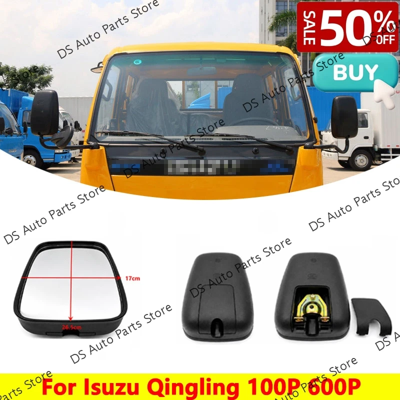 1PC Rear View Mirror Reversing Mirror Reflector Mirror High Quality Car Accessories For Isuzu Qingling 100P 600P Truck
1PC Rear View Mirror Reversing Mirror Reflector Mirror High Quality Car Accessories For Isuzu Qingling 100P 600P Truck