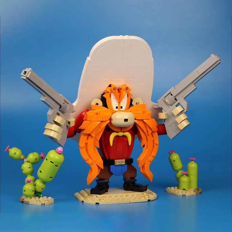 693PCS MOC Creative Model Yosemite Sam Building Blocks Collectible Display DIY Building Blocks Gift Showcase Home Display Gift
693PCS MOC Creative Model Yosemite Sam Building Blocks Collectible Display DIY Building Blocks Gift Showcase Home Display Gift