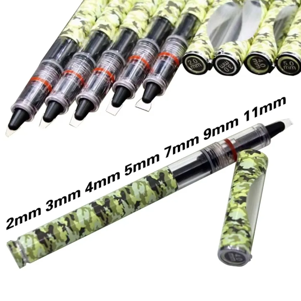 1pcs Camouflage Parallel Pen 2mm 3mm 4mm 5mm 7mm 9mm 11mm Fountain Pens for Calligraphy Gothic Tibetan
1pcs Camouflage Parallel Pen 2mm 3mm 4mm 5mm 7mm 9mm 11mm Fountain Pens for Calligraphy Gothic Tibetan