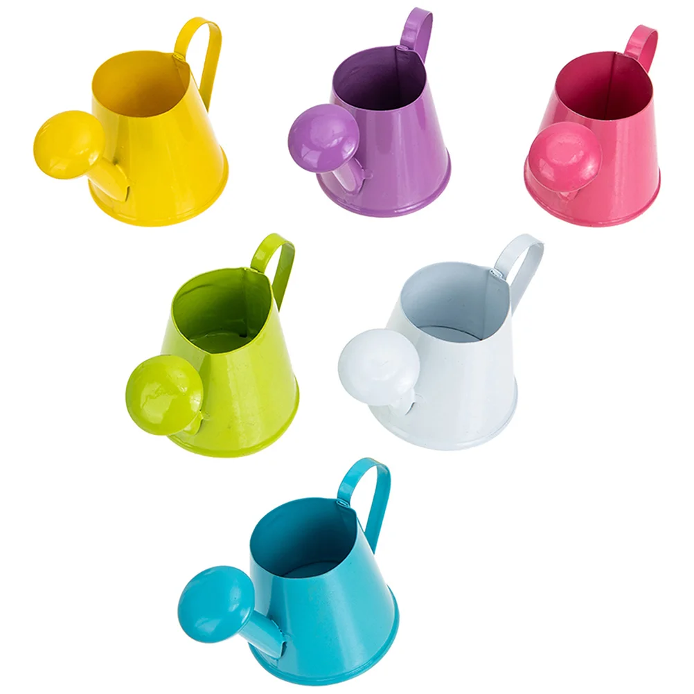 6 Pcs Watering Can Jugs Beach Mini Outdoor Iron for Kids Metal Pot Plant Child Props Cute
6 Pcs Watering Can Jugs Beach Mini Outdoor Iron for Kids Metal Pot Plant Child Props Cute