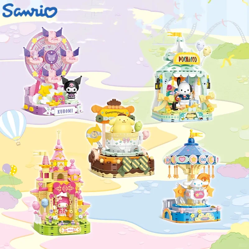 Sanrio красочный рай строительные блоки Kawaii My Melody DIY обучающие собранные украшения детская игрушка модель подарок на день рождения
Sanrio красочный рай строительные блоки Kawaii My Melody DIY обучающие собранные украшения детская игрушка модель подарок на день рождения