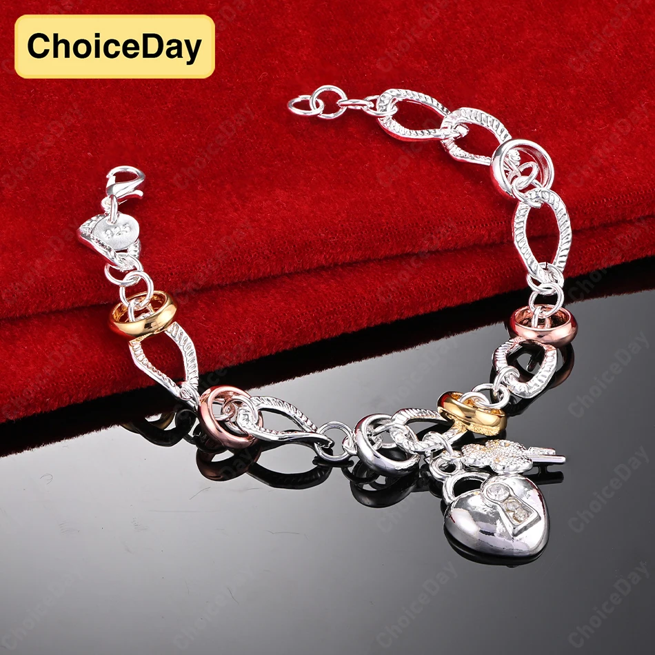 ChoiceDay стерлингового серебра 925 пробы 8 дюймов 20 см в форме сердца ключ циркон браслет для женщин подарок подруге свадебные украшения
ChoiceDay стерлингового серебра 925 пробы 8 дюймов 20 см в форме сердца ключ циркон браслет для женщин подарок подруге свадебные украшения