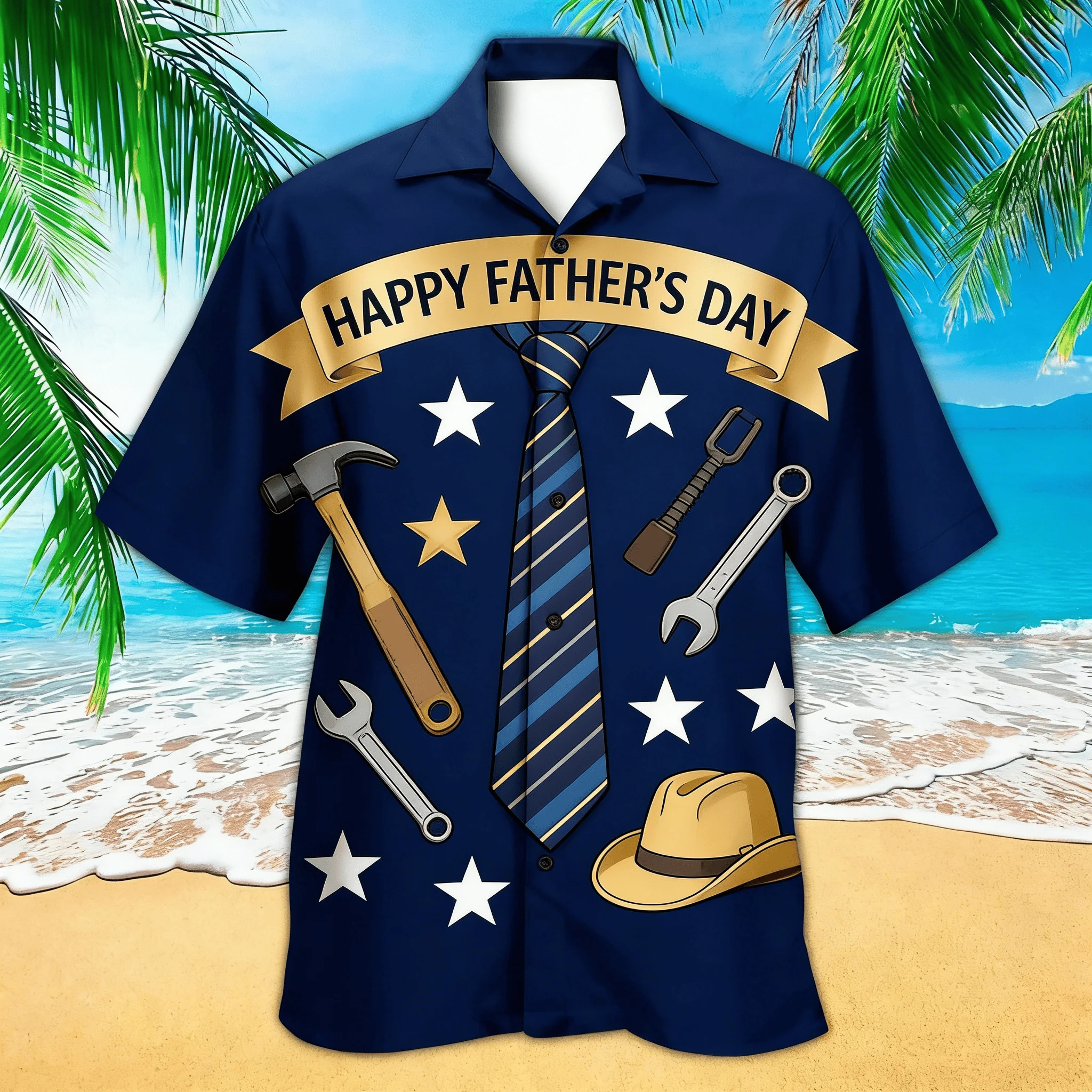 Men's Tool Print Short Sleeve Shirt, Necktie & Hammer Wrench Design Button Down for Spring Summer Casual
Men's Tool Print Short Sleeve Shirt, Necktie & Hammer Wrench Design Button Down for Spring Summer Casual