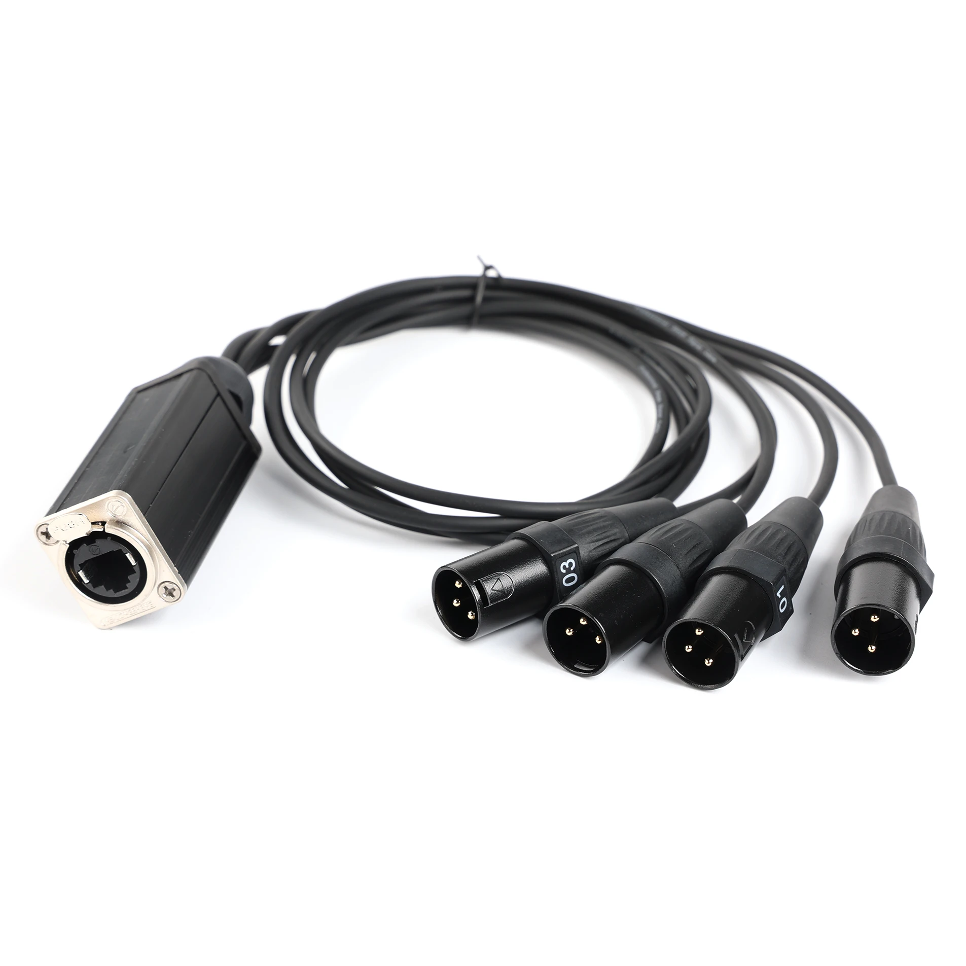 New Design Network Converter DMX RJ45 CAT6 Female to 4 3 Pin XLR Male Connectors Cable o Adaptor Signal Extender Splitter
New Design Network Converter DMX RJ45 CAT6 Female to 4 3 Pin XLR Male Connectors Cable o Adaptor Signal Extender Splitter