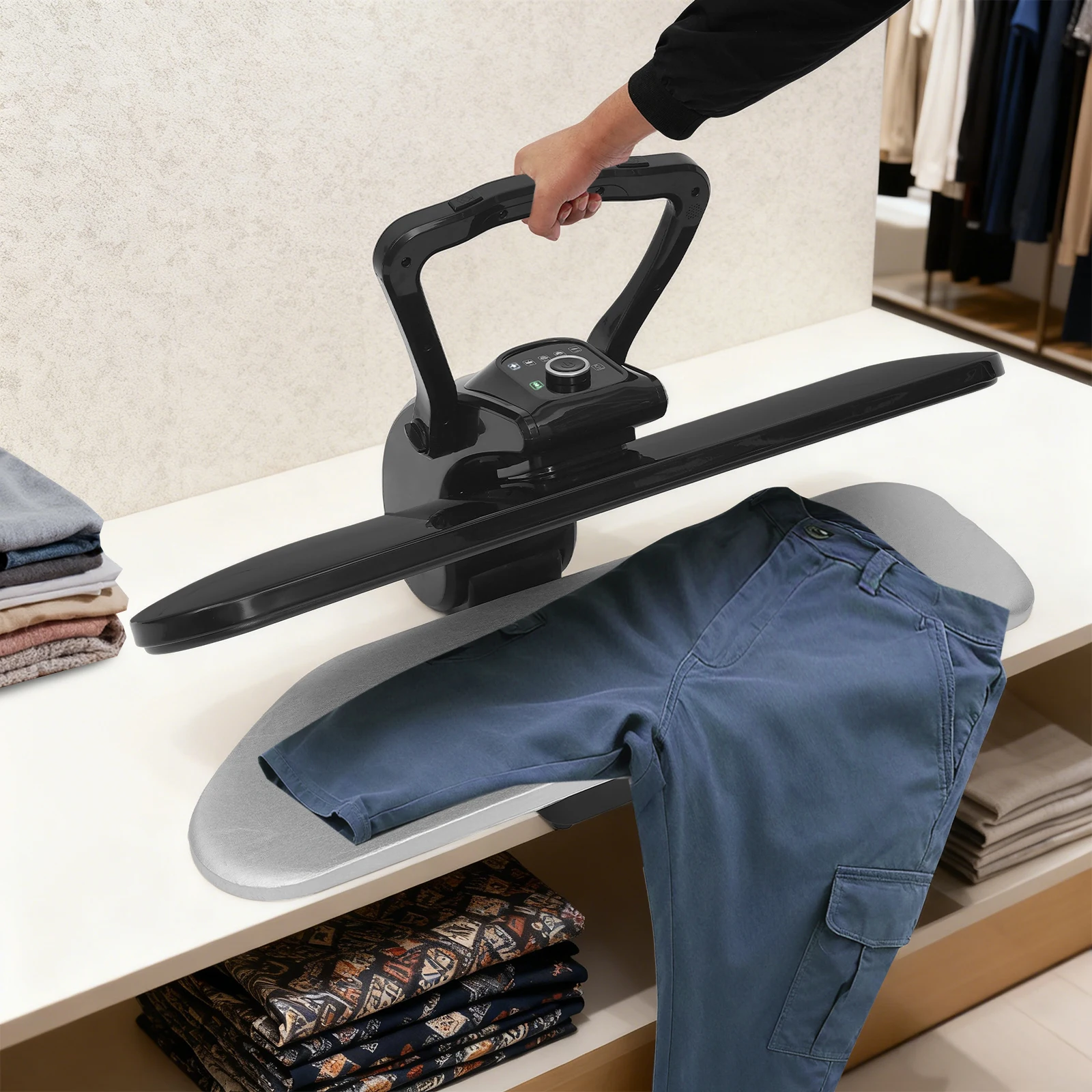 Паровой пресс для одежды, высокопроизводительный термопресс для ткани, для спальни, гостиной, магазина одежды, ателье
Паровой пресс для одежды, высокопроизводительный термопресс для ткани, для спальни, гостиной, магазина одежды, ателье