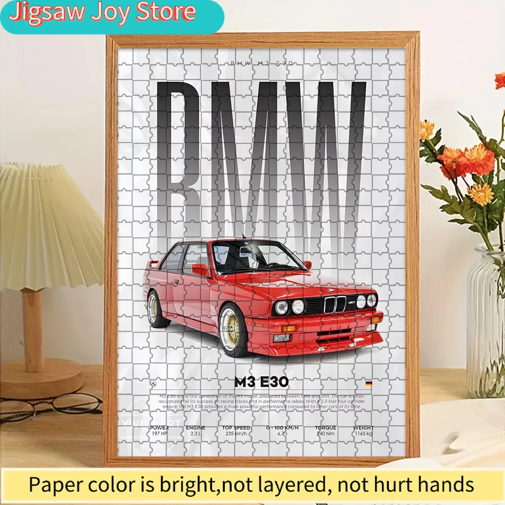 Paper Jigsaw Puzzle Red BMW M3 E30 Spec Sheet Art Print Wall Decor Legendary German Vintage Performance Car Technical Illustrati
Paper Jigsaw Puzzle Red BMW M3 E30 Spec Sheet Art Print Wall Decor Legendary German Vintage Performance Car Technical Illustrati