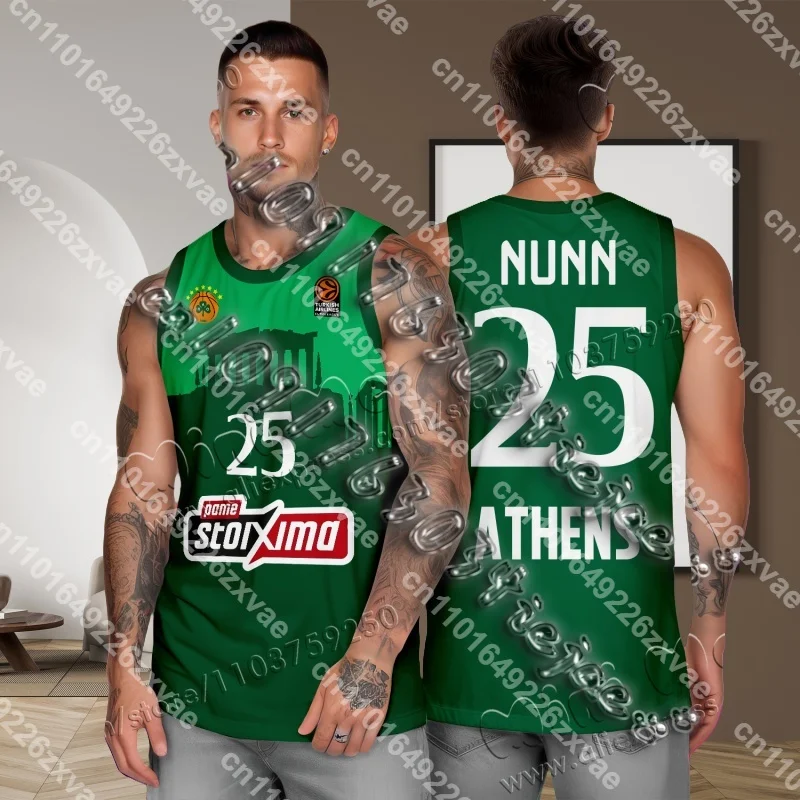 2024 New Arrivals Panathinaitkos Basketball Jersey Fan Special Jersey Kit Greece Men Summer Basketball Sports Jersey Vest TShirt
2024 New Arrivals Panathinaitkos Basketball Jersey Fan Special Jersey Kit Greece Men Summer Basketball Sports Jersey Vest TShirt