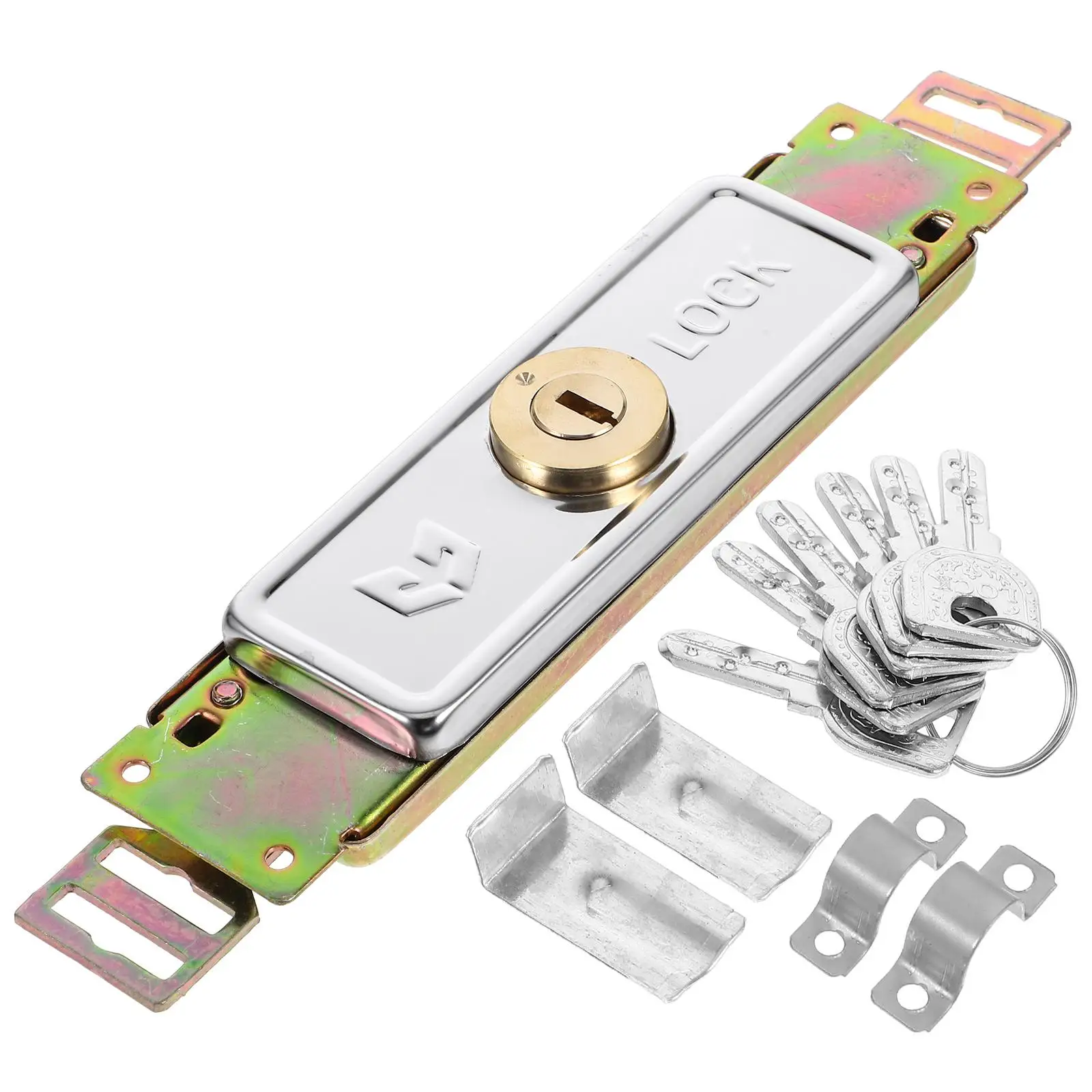 Roller Door Lock Shutter Garage Latch Metal Durable Copper Anti Theft Prying Safety Vertical Keyway Warehouse Home Door Access
Roller Door Lock Shutter Garage Latch Metal Durable Copper Anti Theft Prying Safety Vertical Keyway Warehouse Home Door Access