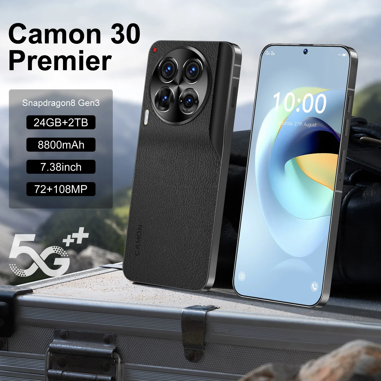 Original Brand New Camon 30 Premier 24GB+2TB Smartphone 7.3 Inch Full Screen 4G 5G Cellphone 7800mAh Mobile Phone Global Version
Original Brand New Camon 30 Premier 24GB+2TB Smartphone 7.3 Inch Full Screen 4G 5G Cellphone 7800mAh Mobile Phone Global Version