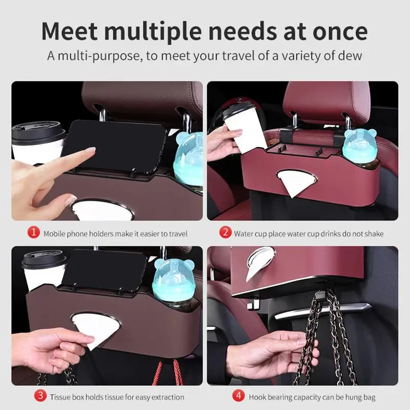 Car Backseat Organizer With Hook Holder Auto Storage Pockets Car Seat Back Organizer With Hook Car Accessories For Travel
Car Backseat Organizer With Hook Holder Auto Storage Pockets Car Seat Back Organizer With Hook Car Accessories For Travel