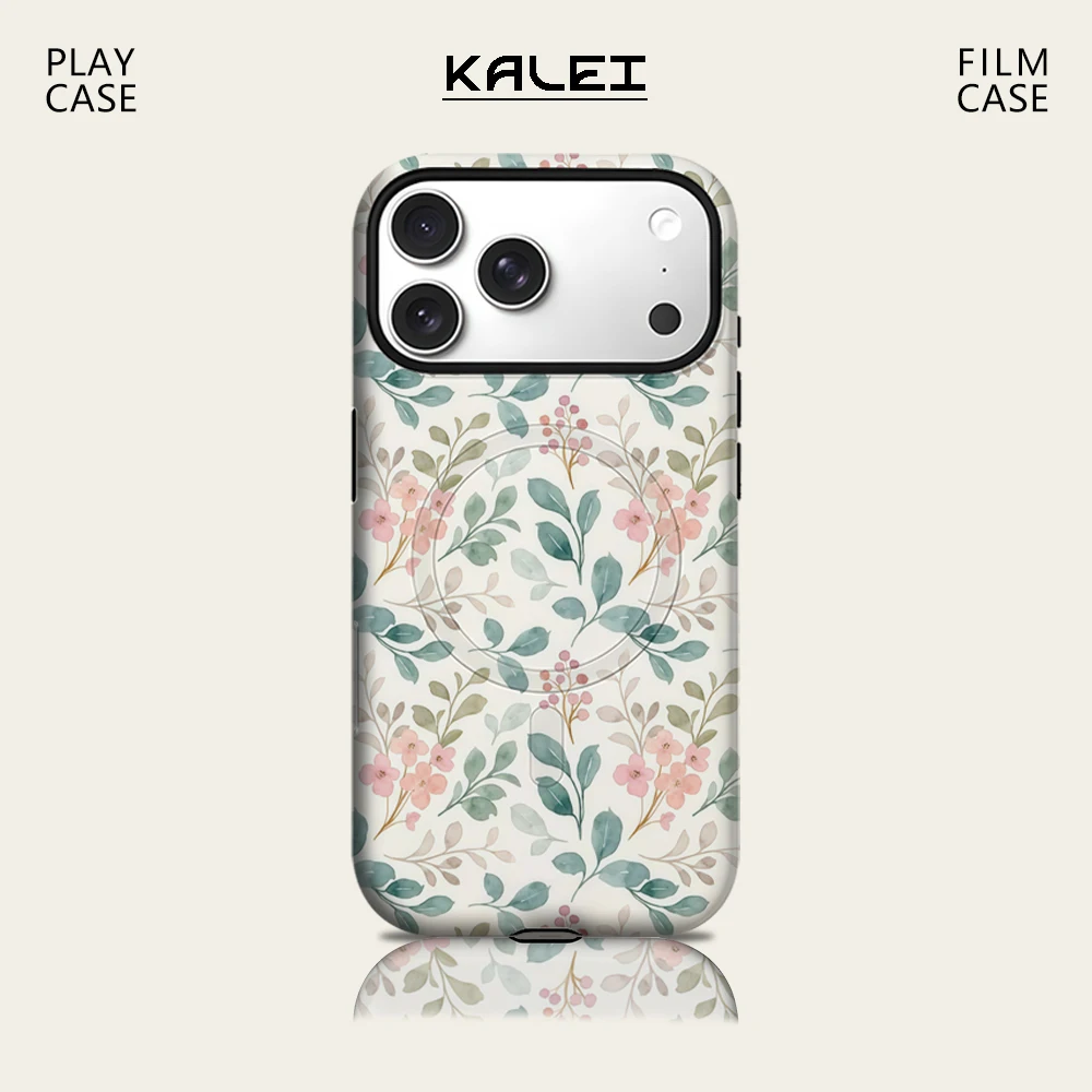 Pink Bloom Green Twig Phone Case for IPhone 17 16 15 14 13 Pro Max Plus for Magnetic Single Double-layer Tough Case
Pink Bloom Green Twig Phone Case for IPhone 17 16 15 14 13 Pro Max Plus for Magnetic Single Double-layer Tough Case