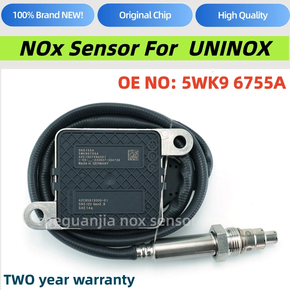 5WK96755A A2C95912900-01 Original NEW Nitrogen Oxygen Nox Sensor For Cummins Uninox Kubota Kendt 12V
5WK96755A A2C95912900-01 Original NEW Nitrogen Oxygen Nox Sensor For Cummins Uninox Kubota Kendt 12V