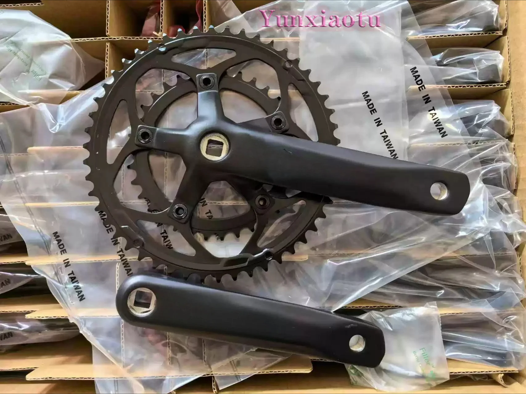 1set FSA Tempo Compact Road Chainset - 50 / 34T 48 / 32T 170/172.5/175mm Crank Arm JIS Square Taper 110/80 BCD 10/11Speed
1set FSA Tempo Compact Road Chainset - 50 / 34T 48 / 32T 170/172.5/175mm Crank Arm JIS Square Taper 110/80 BCD 10/11Speed