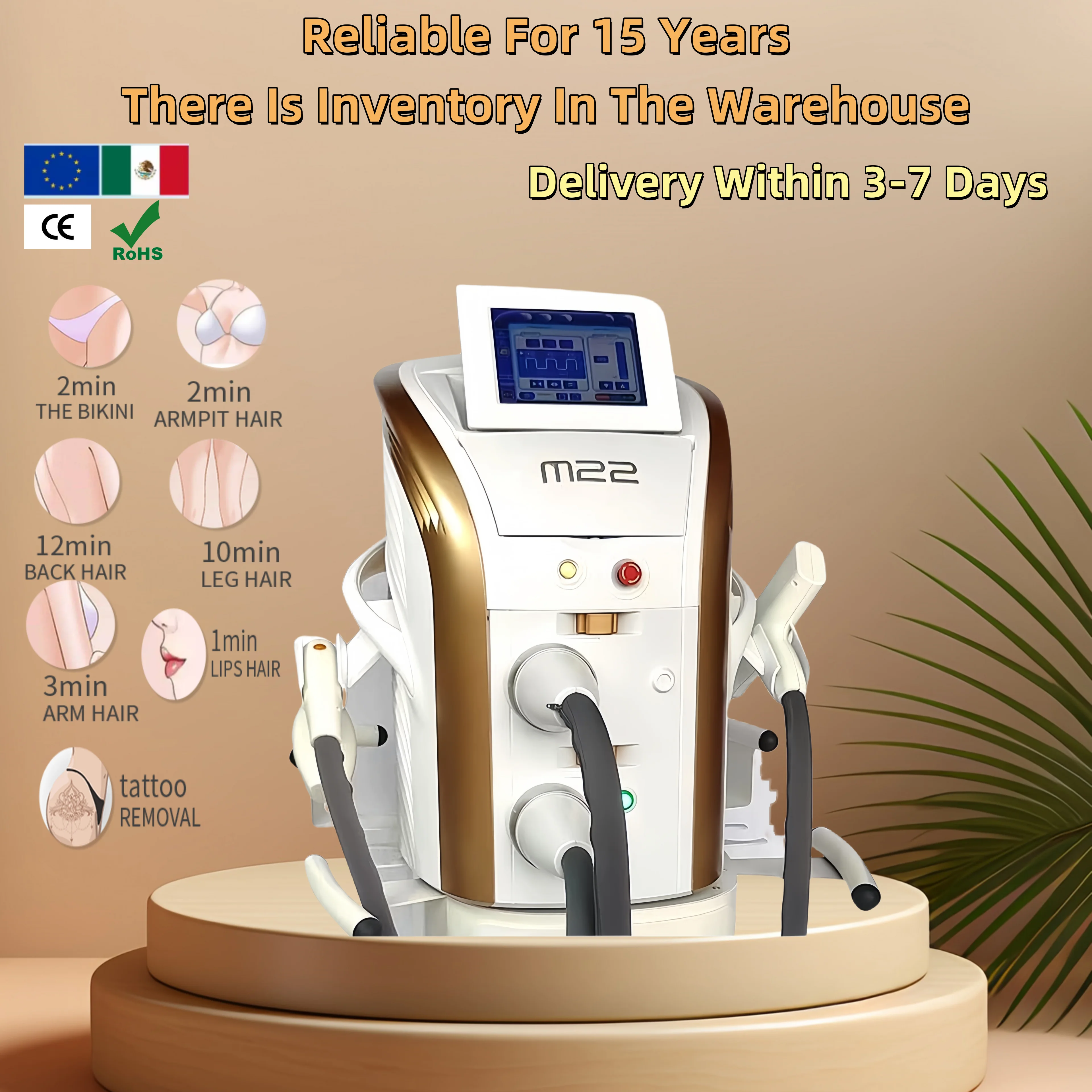 2025 Classic 2-in-1 Brightening Skin Shrinking Pores Reducing Pigmentation Permanent Hair Removal Beauty Machine
2025 Classic 2-in-1 Brightening Skin Shrinking Pores Reducing Pigmentation Permanent Hair Removal Beauty Machine