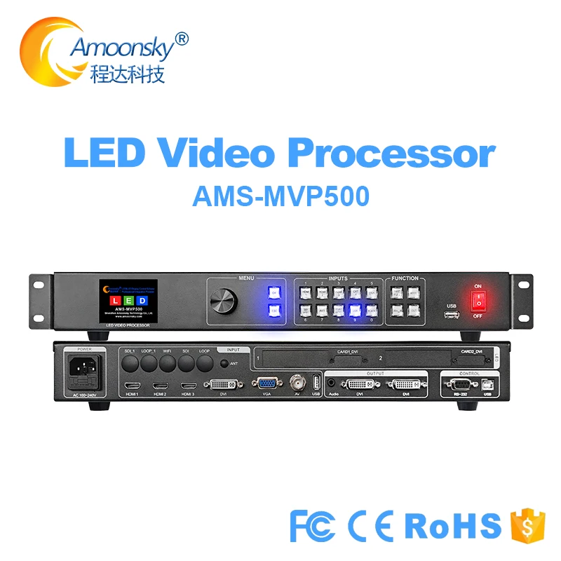 Многоведовой светодиодный видеопроцессор Amoonsky 4K AMS MVP500 7-канальный HD DVI USB Broadcast Conference
Многоведовой светодиодный видеопроцессор Amoonsky 4K AMS MVP500 7-канальный HD DVI USB Broadcast Conference
