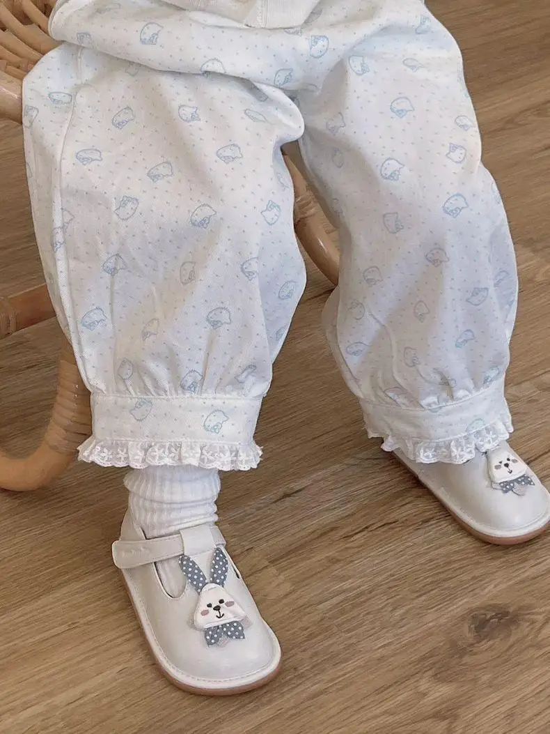 Girls Straight Leg Pants Autumn Faion Cute Cartoon Lace Trim Casual Baby All-Match Long Trousers Polyester Fiber 00%
Girls Straight Leg Pants Autumn Faion Cute Cartoon Lace Trim Casual Baby All-Match Long Trousers Polyester Fiber 00%