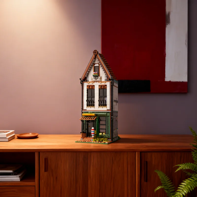 2143pcs MOC Barber Shop Modular Streetscape Model Building Blocks Construction Christmas Gifts Toy Creative DIY Idea Kids Toys
2143pcs MOC Barber Shop Modular Streetscape Model Building Blocks Construction Christmas Gifts Toy Creative DIY Idea Kids Toys