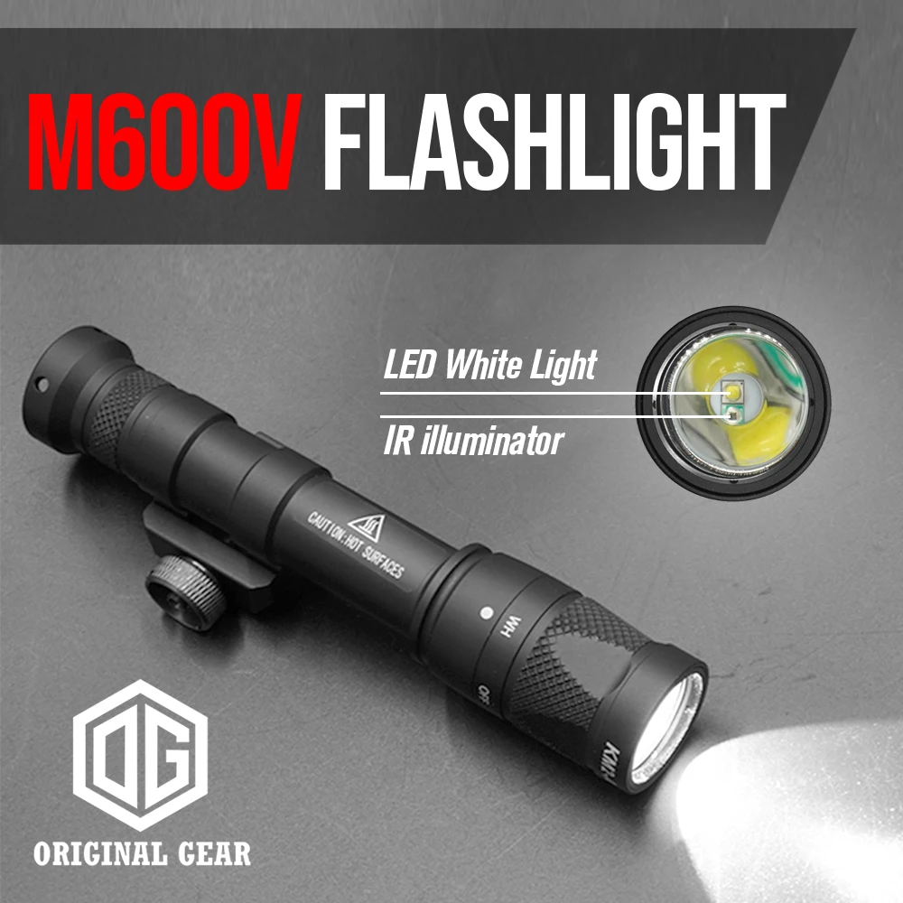 SOTAC M600V Light IR&LED Weapon Light Tactical Scout Flashlight 350 Lumens 120 mW IR Laser IR illumination
SOTAC M600V Light IR&LED Weapon Light Tactical Scout Flashlight 350 Lumens 120 mW IR Laser IR illumination