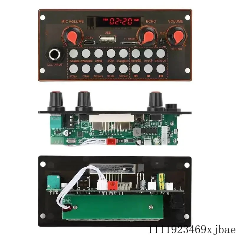 DC 5V Bluetooth Audio Decoder Amplifier 2.0 Channel Stereo 10W*2 Amplifier Board with Mic Function Wireless Remote Control
DC 5V Bluetooth Audio Decoder Amplifier 2.0 Channel Stereo 10W*2 Amplifier Board with Mic Function Wireless Remote Control
