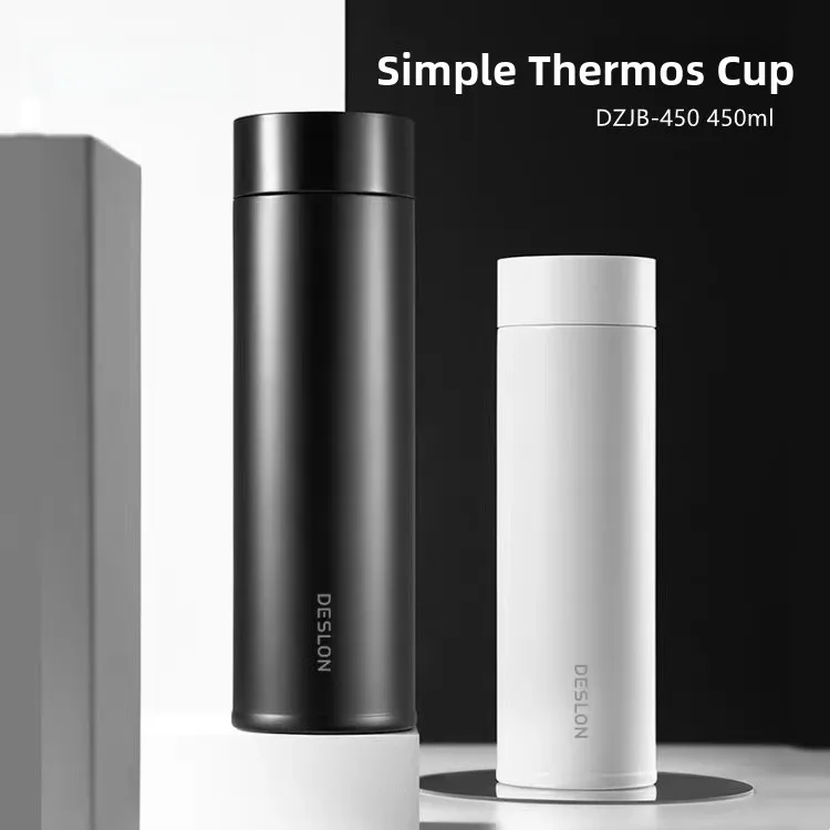 DESLON DZJB450 Thermal Cup 450ml White Black 304 Stainless Steel Business Gifts Straight Drinking Cup from Mainland China
DESLON DZJB450 Thermal Cup 450ml White Black 304 Stainless Steel Business Gifts Straight Drinking Cup from Mainland China