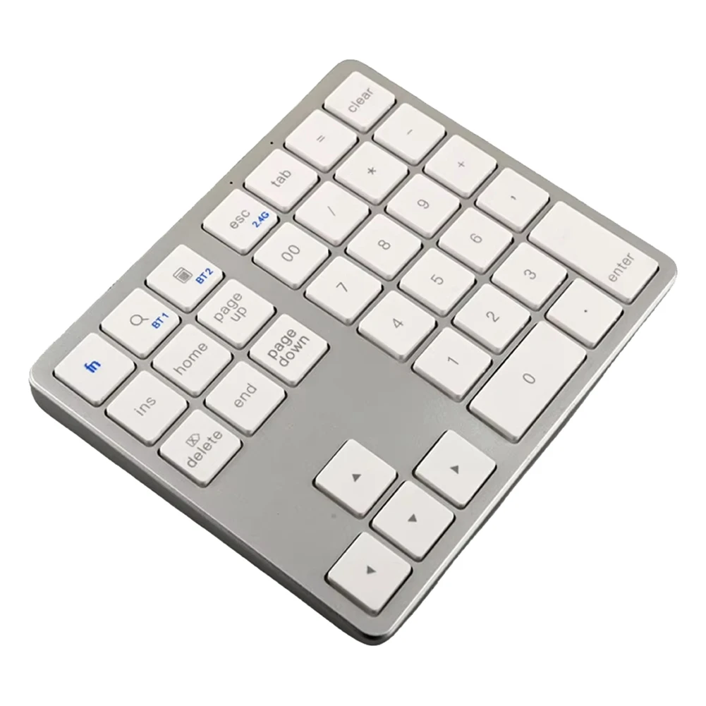 A07I 2.4G Wireless Bluetooth Number Pad 35 Keys Remote Connection Numpad Numeric Keypad for Laptop Window Digital Keyboard B
A07I 2.4G Wireless Bluetooth Number Pad 35 Keys Remote Connection Numpad Numeric Keypad for Laptop Window Digital Keyboard B