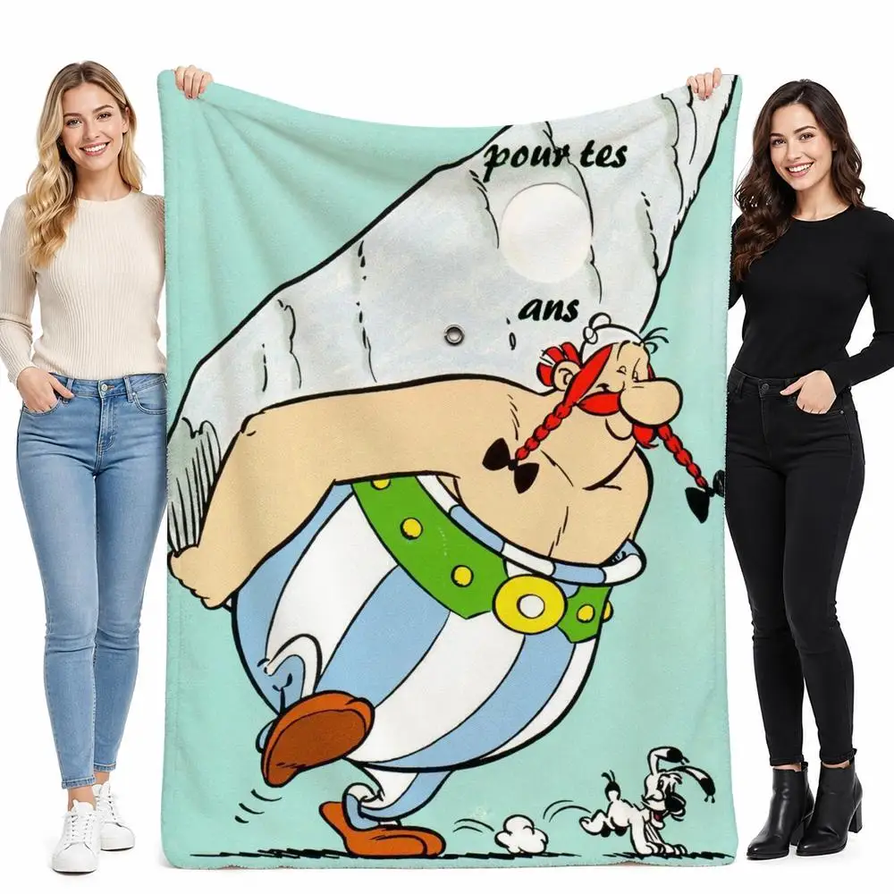 Asterix And Obelix Anime Throw Soft Cozy Flannel Blanket for Couch Sofa Bed, Mid-Century Modern Art Lover Gift
Asterix And Obelix Anime Throw Soft Cozy Flannel Blanket for Couch Sofa Bed, Mid-Century Modern Art Lover Gift