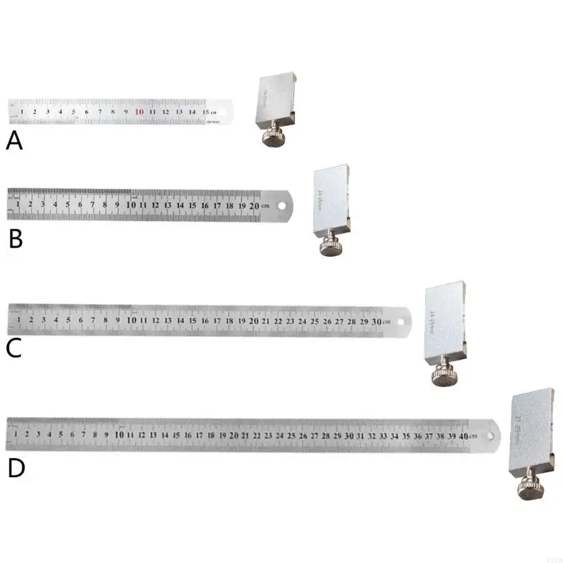 Woodworking Tool Carpenter Scribing Ruler with Positioning Slide Stop Aluminum Carpentry Marking Gauge 15/20/30/40cm
Woodworking Tool Carpenter Scribing Ruler with Positioning Slide Stop Aluminum Carpentry Marking Gauge 15/20/30/40cm