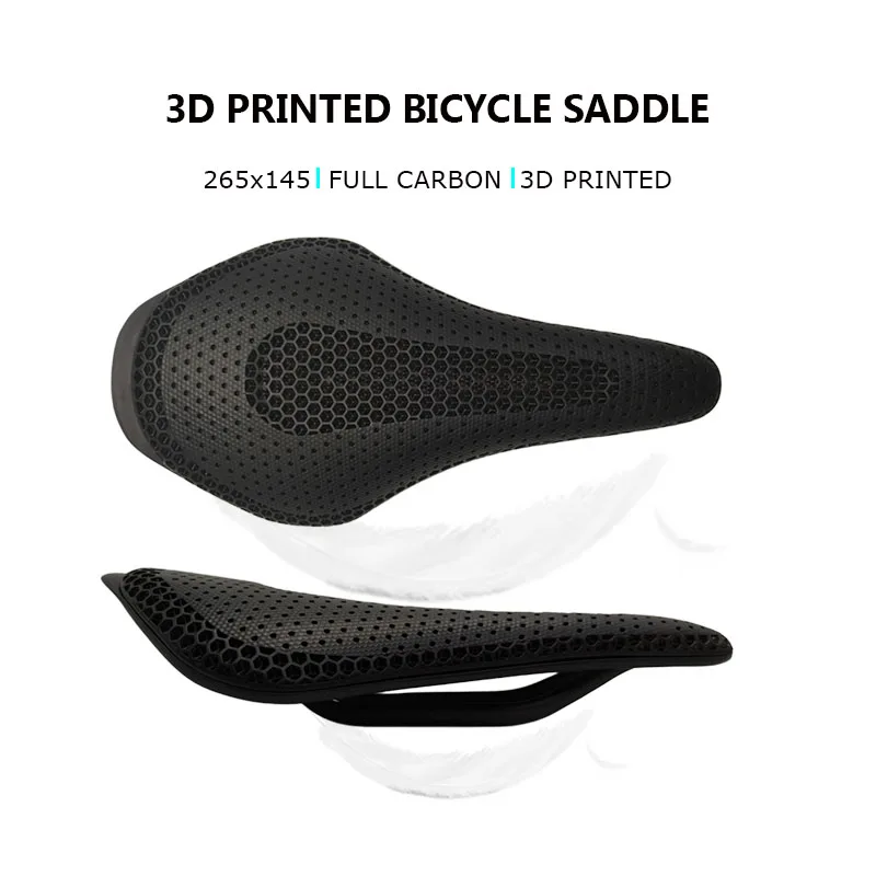 Full Carbon 3D Printed Bike Saddle 145mm 168g Lightweight High Modulus Carbon Fiber MTB Mountain Bicycle Seat
Full Carbon 3D Printed Bike Saddle 145mm 168g Lightweight High Modulus Carbon Fiber MTB Mountain Bicycle Seat