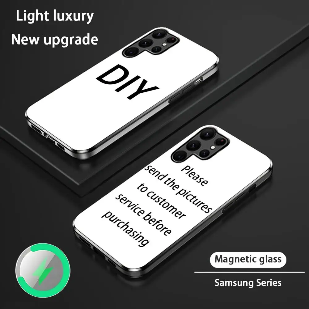 Customized DIY Phone Case For Samsung S25 S24 S23 S22 S21 S20 Plus Ultra Note20 Glass Magnetic Case
Customized DIY Phone Case For Samsung S25 S24 S23 S22 S21 S20 Plus Ultra Note20 Glass Magnetic Case