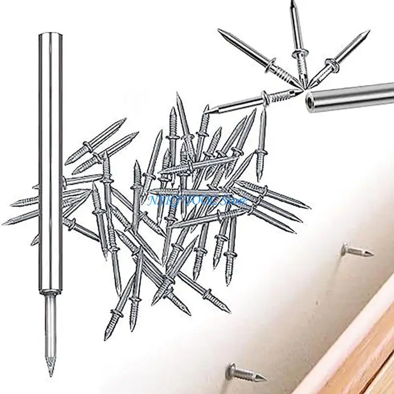L8RC Skirting Board Installation Nails Double Sided Nails set Not Mark Finish with Tool
L8RC Skirting Board Installation Nails Double Sided Nails set Not Mark Finish with Tool