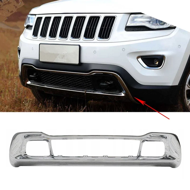 Front Bumper Lip For 2014 2015 2016 Grand Cherokee Front Bumper Trim Bright Frame Car Accessories
Front Bumper Lip For 2014 2015 2016 Grand Cherokee Front Bumper Trim Bright Frame Car Accessories